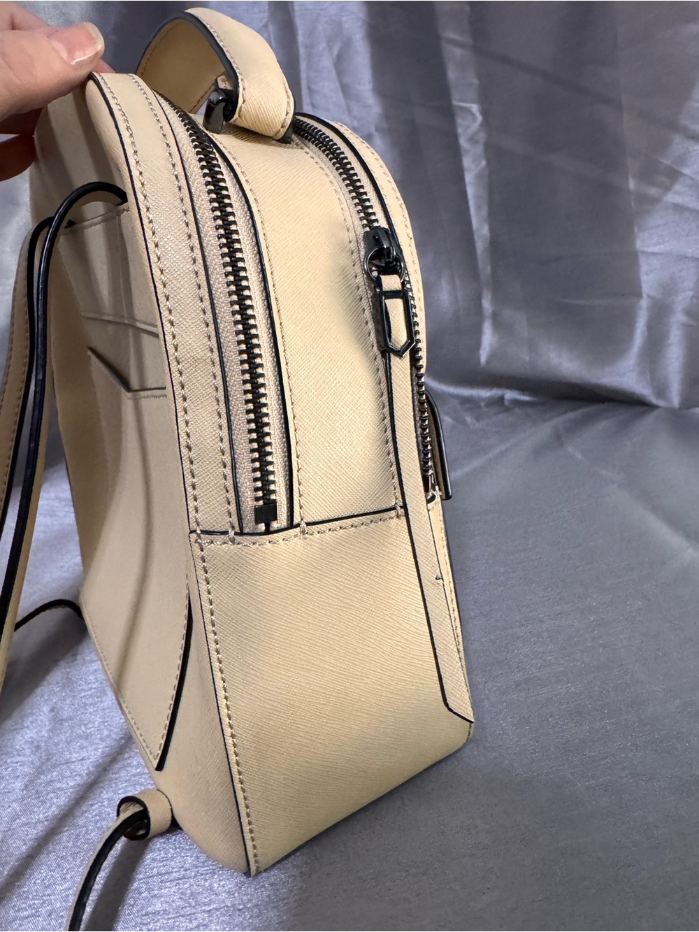 Botkier Cream Structured Backpack - Picture 10 of 13